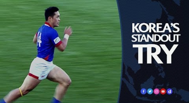 Korea's amazing end to end to end try