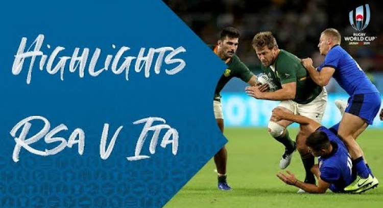 Highlights: South Africa v Italy - Rugby World Cup 2019