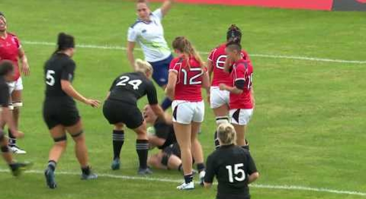 Top 5 cracking tries from match day 2 of the Women's Rugby World Cup