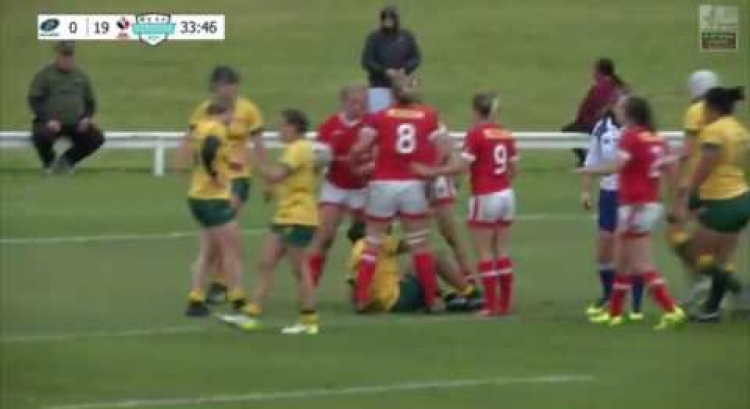 2017 International Women's Rugby Series — Canada vs. Australia — Highlights