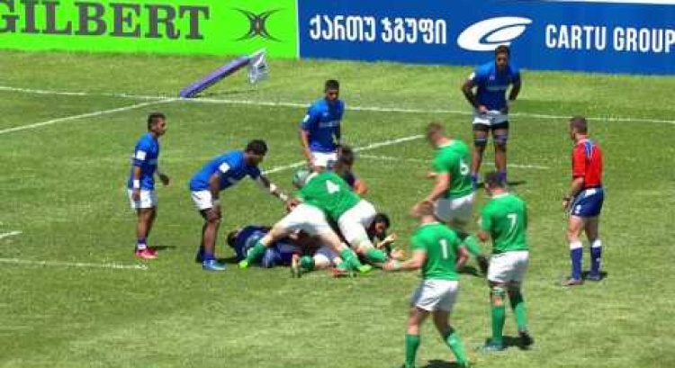 U20 Highlights: Ireland beat Samoa in 9th place semi-final