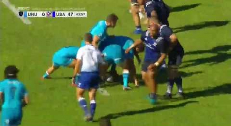 Slick hands leads to great Uruguay try- Americas Rugby Championship