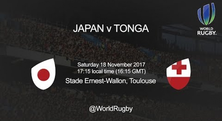 2017 Tonga Tour - Japan v Tonga