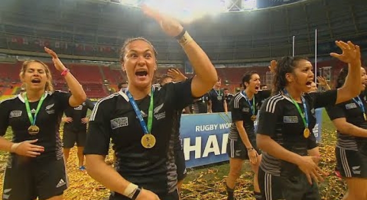 The Black Ferns first Rugby World Cup Sevens win