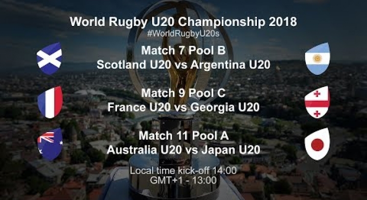 Live: World Rugby U20 Championship - France U20 VS Georgia U20