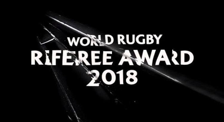 World Rugby Referee Award 2018 - Angus Gardner