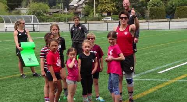 KidSport Youth Clinic with Canada's Women's Sevens Team