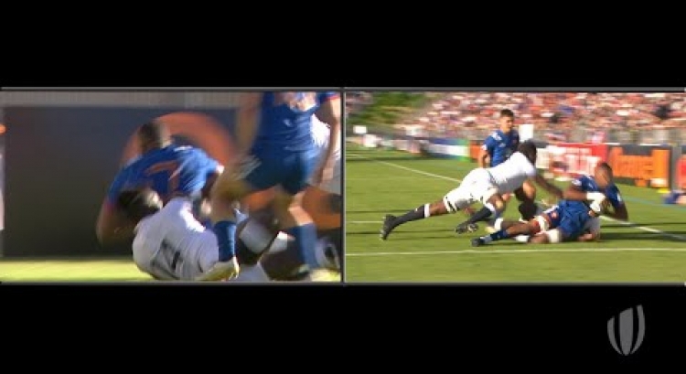Cameron Woki scores incredible try for France