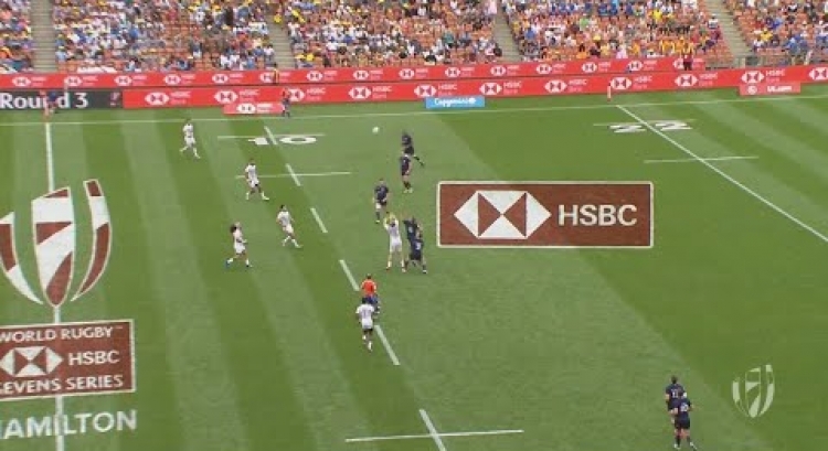 RE:LIVE: USA score wonder try from kick-off