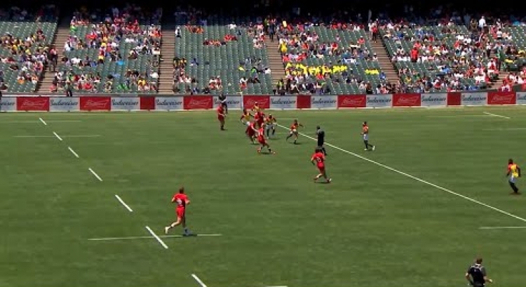 Cracking Try from Papua New guinea at Rugby World Cup Sevens