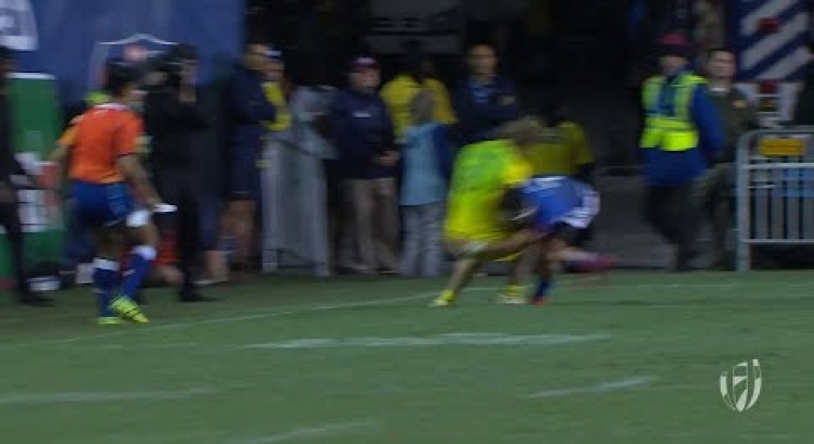 RE:LIVE: Samoa's game winning tackle