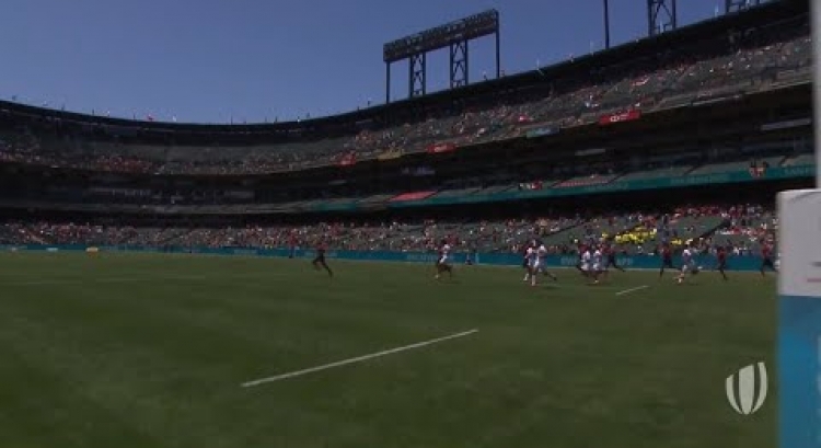 Highlights: Men's first session on day one at Rugby World Cup Sevens
