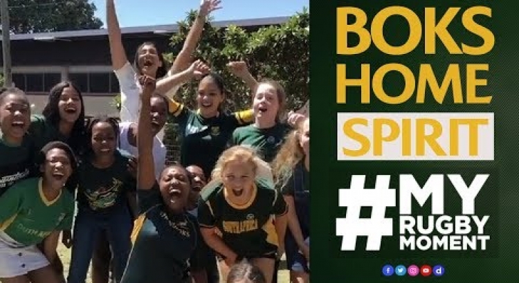 Springboks supporters rally from home | #MyRugbyMoment