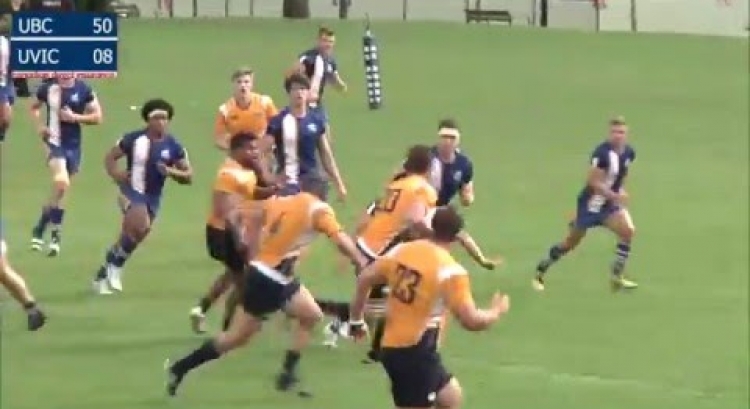 Rugby highlights - UBC vs UVic - CDI Premier League Semi-Final - April 23, 2016