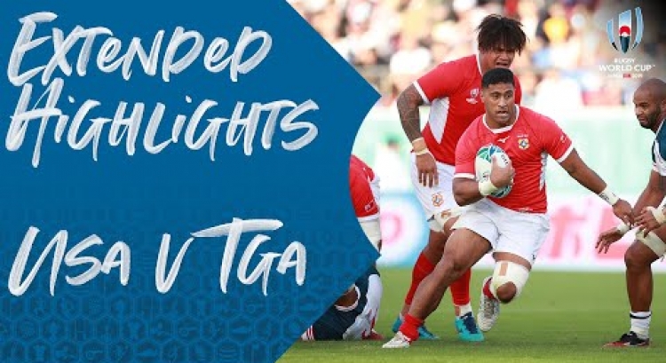 Extended Highlights: USA v Tonga - Rugby World Cup 2019