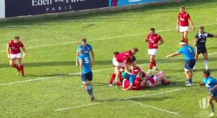 Outrageous Offload: Wales U20s score wonder try