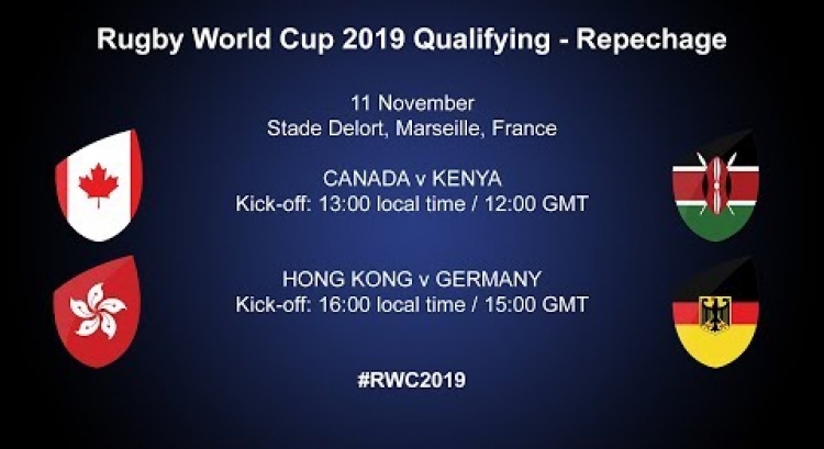 Hong Kong play Germany in match two of the Rugby World Cup 2019 repechage in Marseille #RWC2019