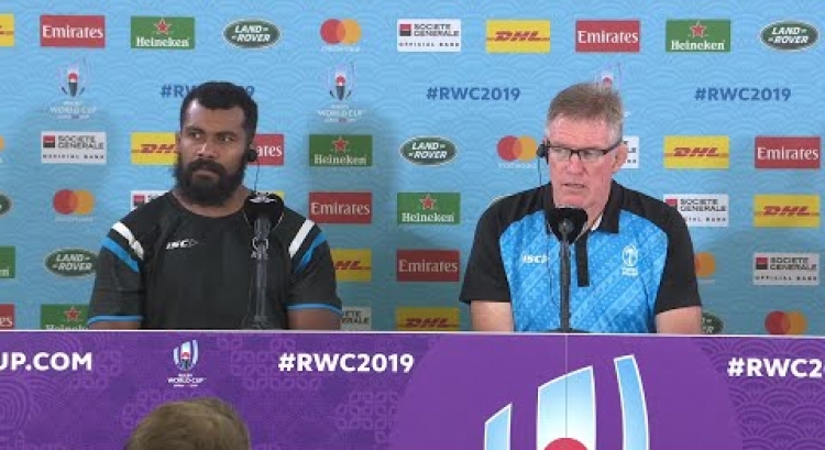 Fiji post match press conferences at Rugby World Cup 2019