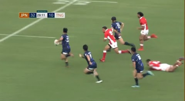 FRONT ROW MAGIC | Junior Japan beat Tonga A
