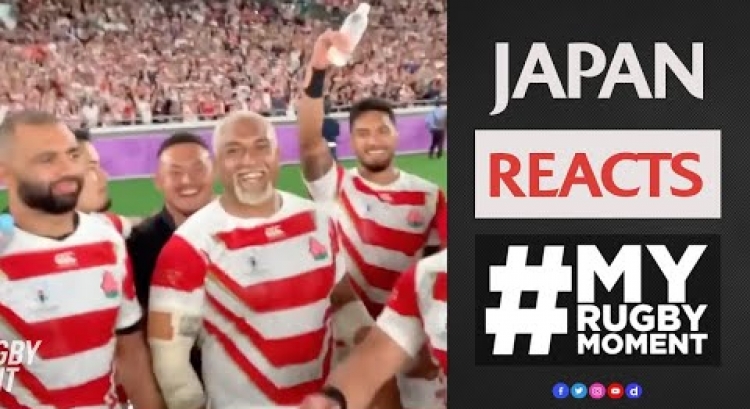 How Japan reacted to Rugby World Cup win! | #MyRugbyMoment