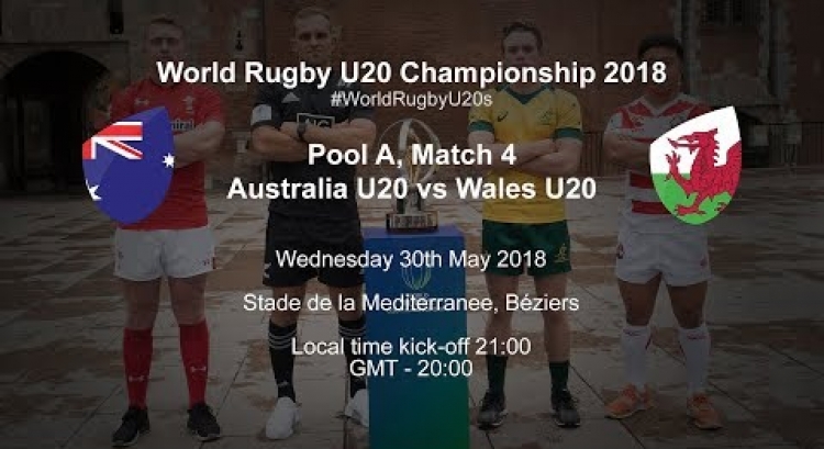 Live: World Rugby U20 Championship - Australia U20 v Wales U20