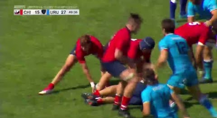 Uruguay score sizzling try against Chile - Americas Rugby Championship
