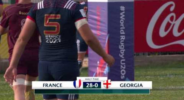 U20 Highlights: France show clinical edge v Georgia