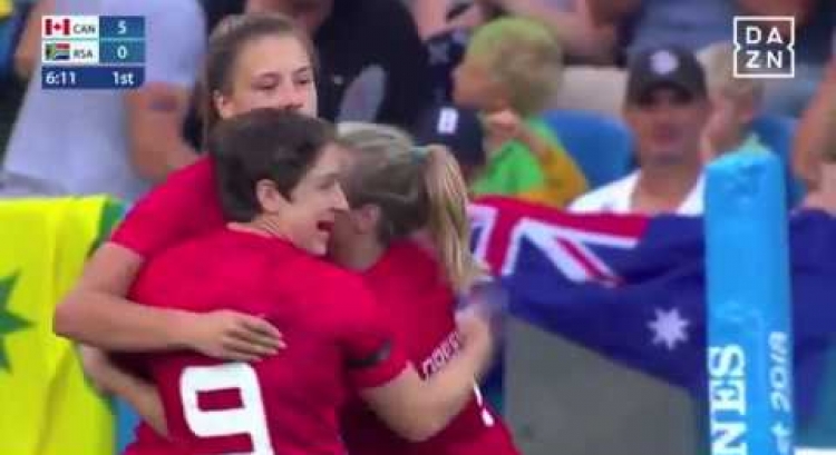 Commonwealth Games Women's Rugby 7s Day one highlights (courtesy of DAZN)