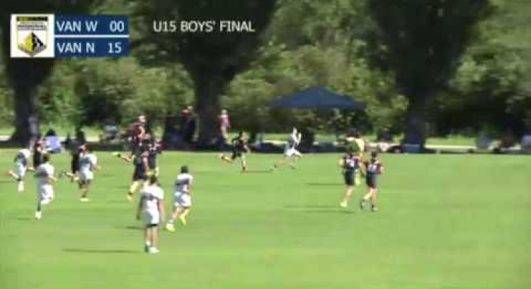 2016 B2Gold PRCs - U15 Boys' Final - Vancouver West vs Vancouver North