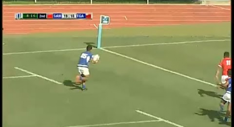 Samoa bright star Ene touches down - World Rugby Pacific Challenge
