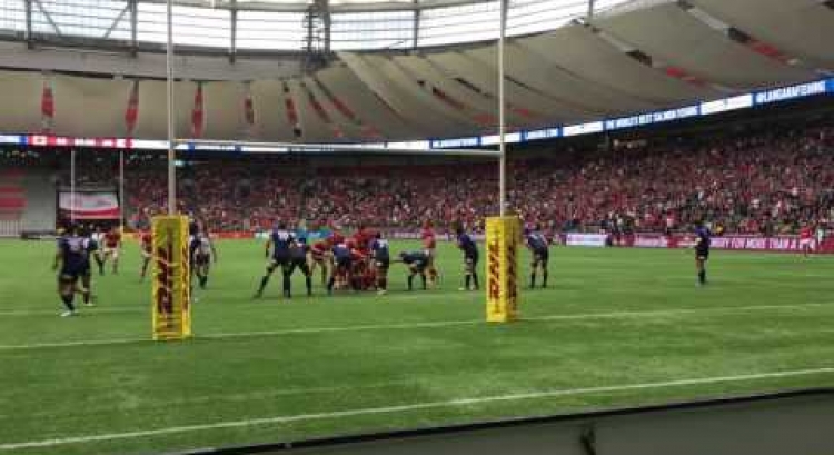 Final minute of Canada vs Japan at BC Place - June 11, 2016