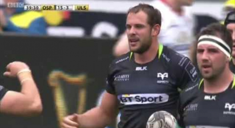 Ardron finishes off outstanding Ospreys try