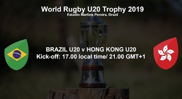 World Rugby U20 Trophy 2019 - Brazil U20 v Hong Kong U20