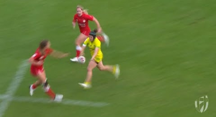 Tonegato finishes clinical set piece try for Australia