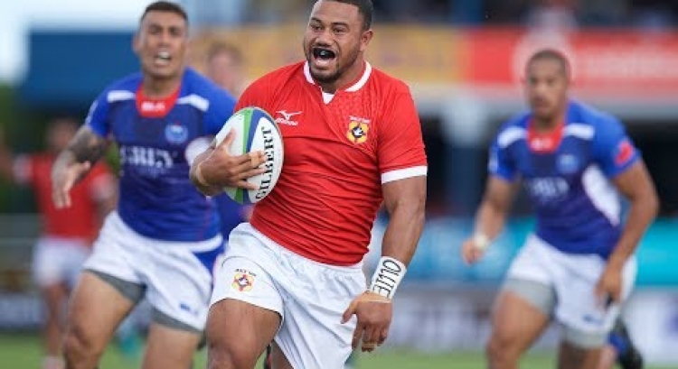 Pacific Nations Cup: Tonga's Penikolo Latu scores epic try