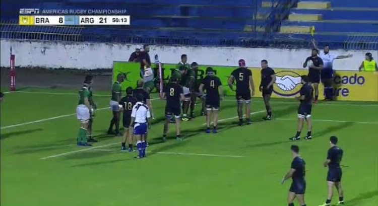 Epic football skills leads to Argentina try - Americas Rugby Championship