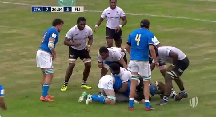 World Rugby Nations Cup - Asaeli Atunaisa scores try from long range