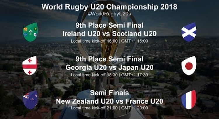 U20 Championship 2018 Day 4 - New Zealand U20 v France U20
