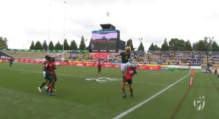 RE:LIVE: Brilliant South Africa athleticism leads to try