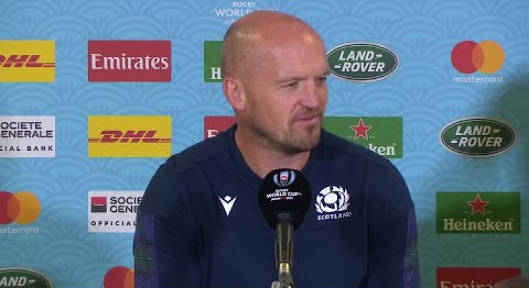 Scotland post match press conference at Rugby World Cup 2019