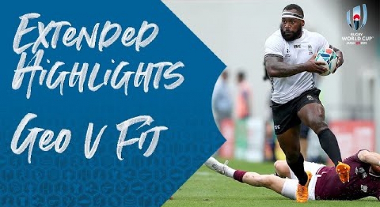 Extended Highlights: Georgia v Fiji - Rugby World Cup 2019