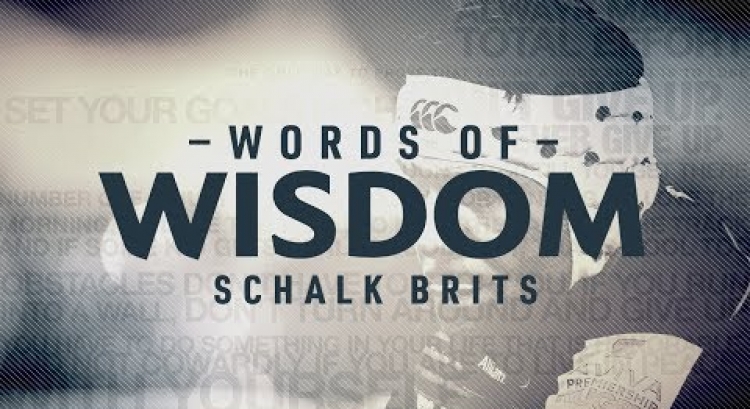 Schalk Brits | Words of wisdom