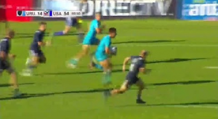 Uruguay score epic try from 22 - Americas Rugby Championship