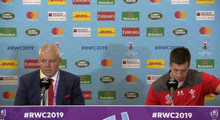 Head coach Gatland and Captain Tipuric on progressing to RWC 2019 quarter-finals