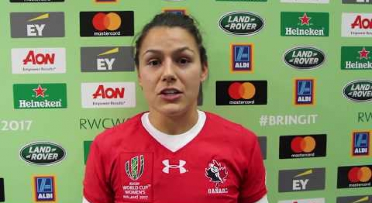 2017 WRWC - Canada vs Wales (Aug. 22) - Post match reaction