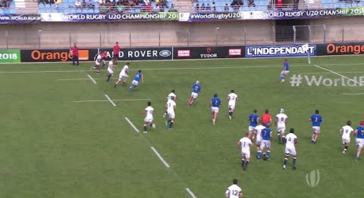 World Rugby U20 Highlights: England v Italy