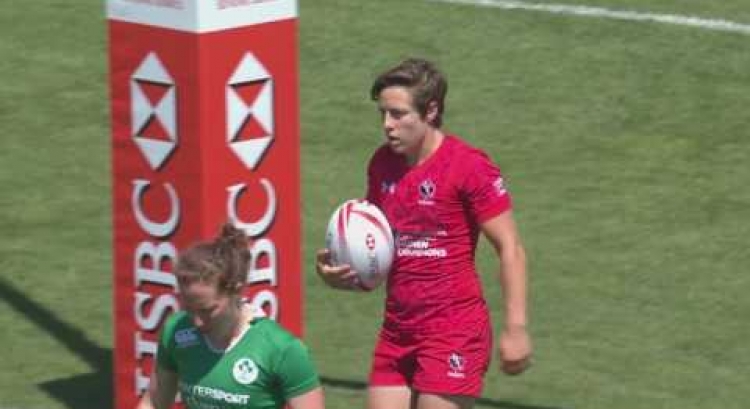 Landry records 100th HSBC World Rugby Women's Sevens Series try