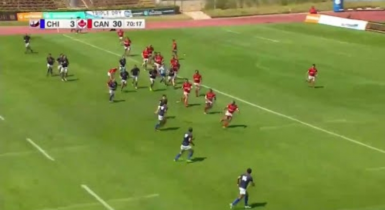 Canada's Kainoa Lloyd scores cracker - Americas Rugby Championship
