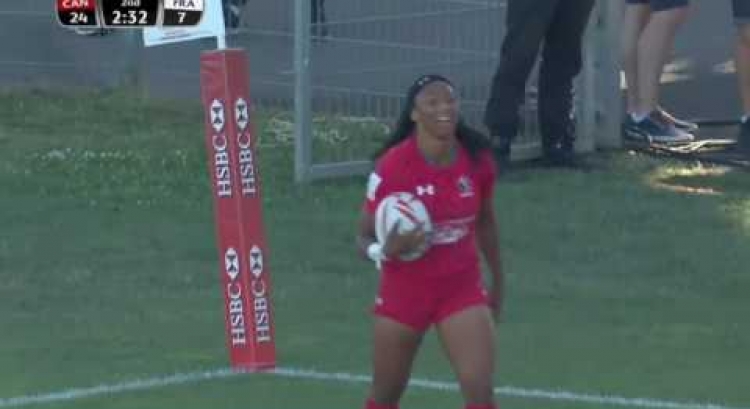 Williams score four tries in single HSBC World Rugby Women's Sevens Series match