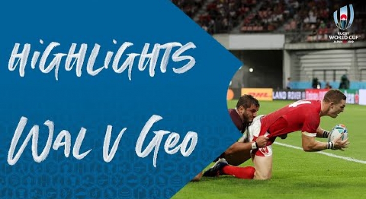 Highlights: Wales v Georgia - Rugby World Cup 2019